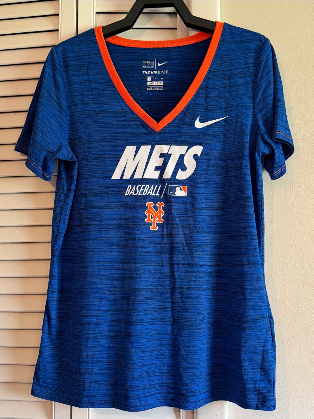 Womens Nike New York Mets Baseball Dri-Fit Shirt